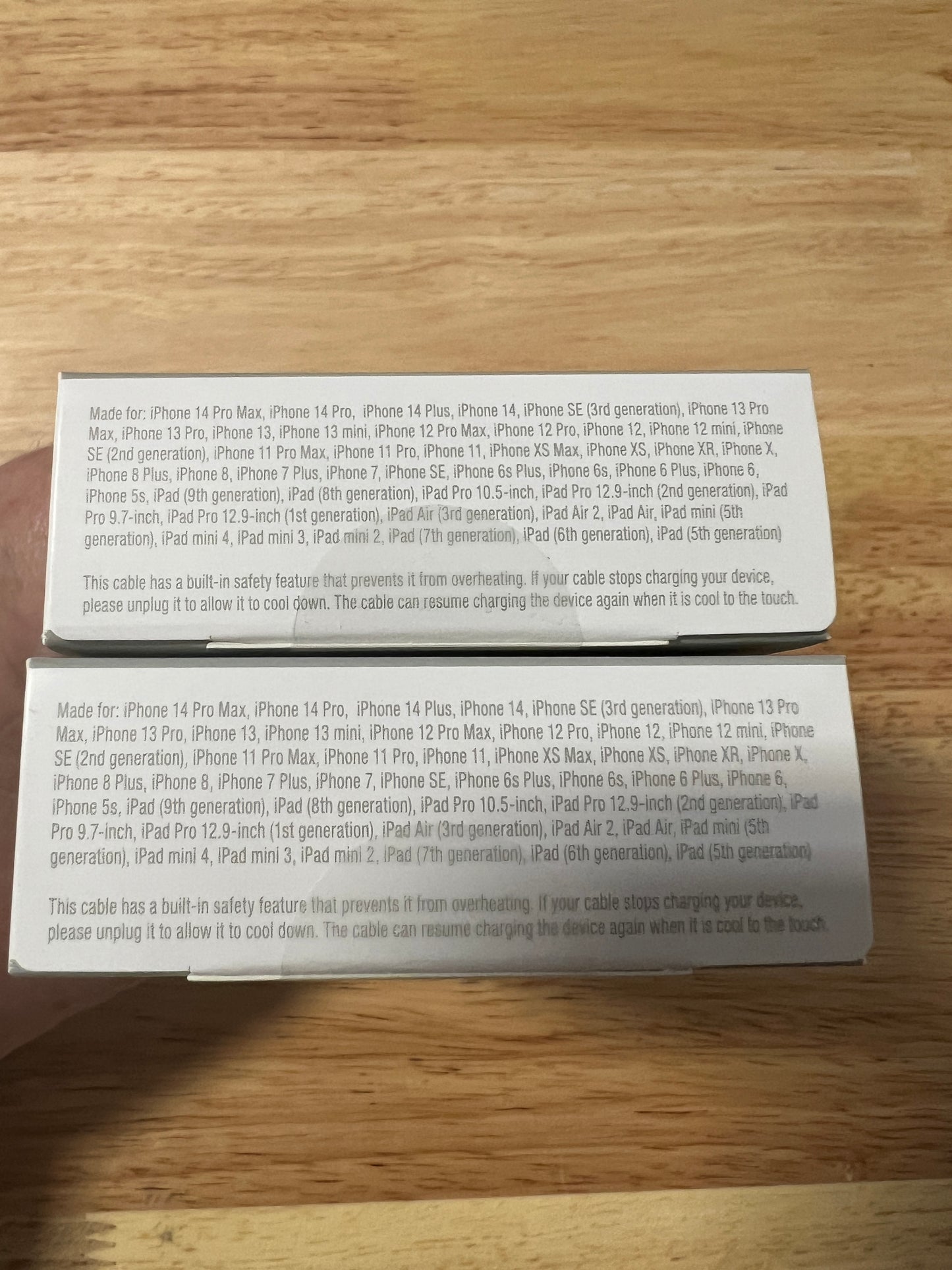 NEW Two Heyday 3' Grey Lightning to USB-C Charging Cables