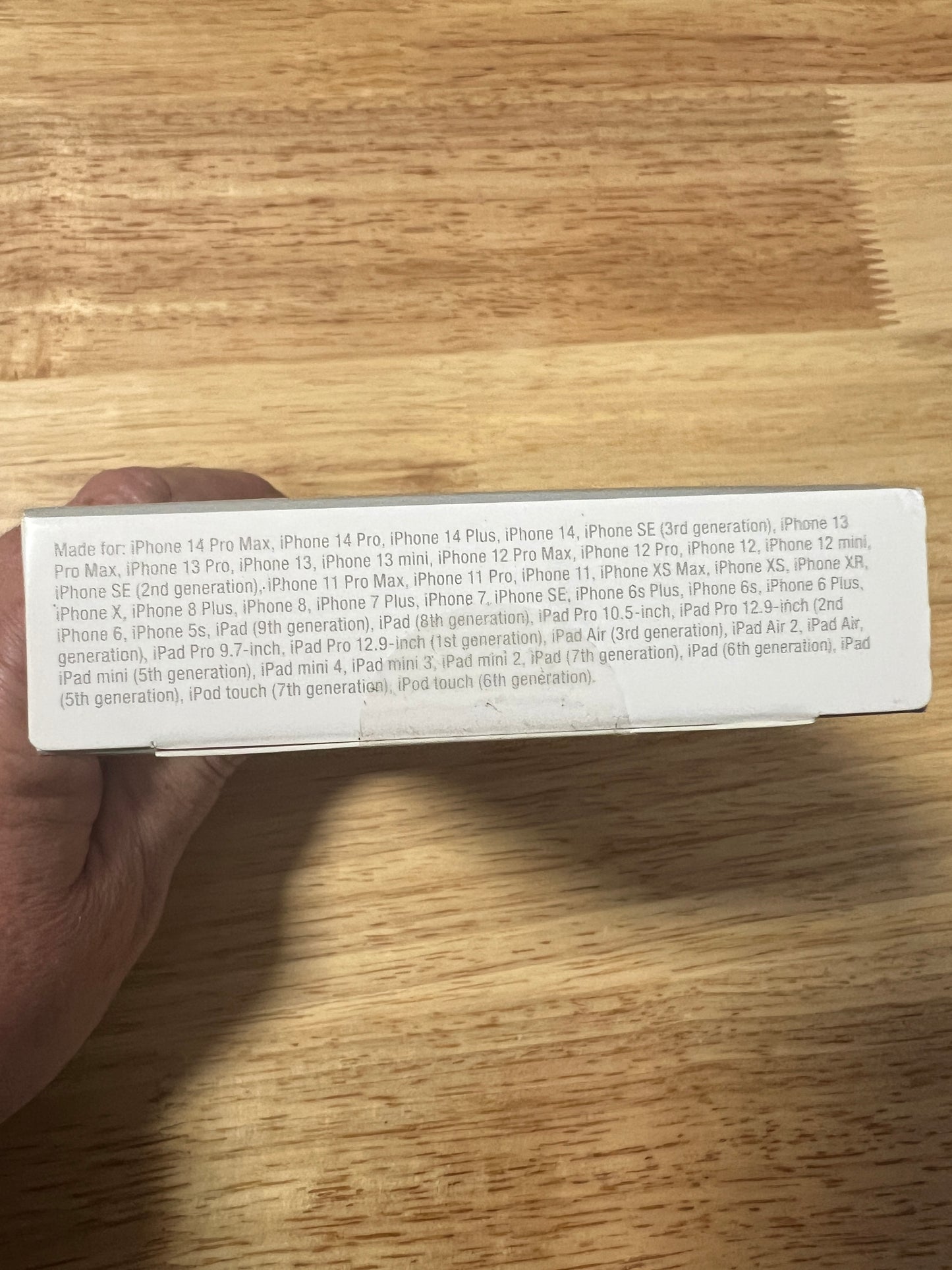 NEW Heyday 3" White lightning to 3.5mm jack audio adapter cable