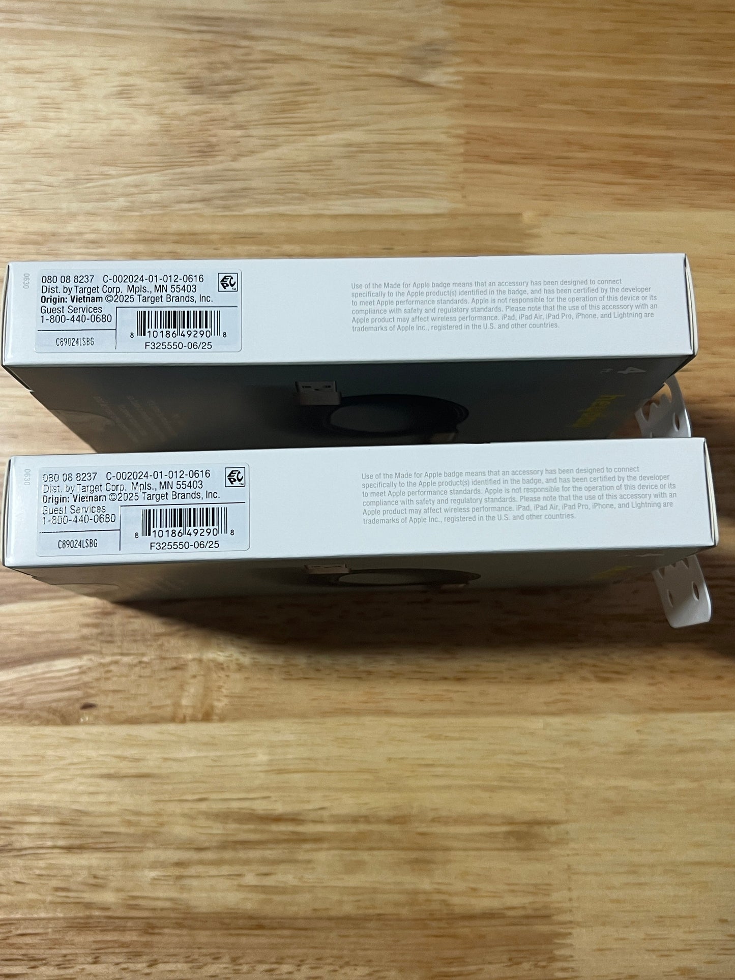 NEW Two Heyday 4' Black Lightning Charging Cables