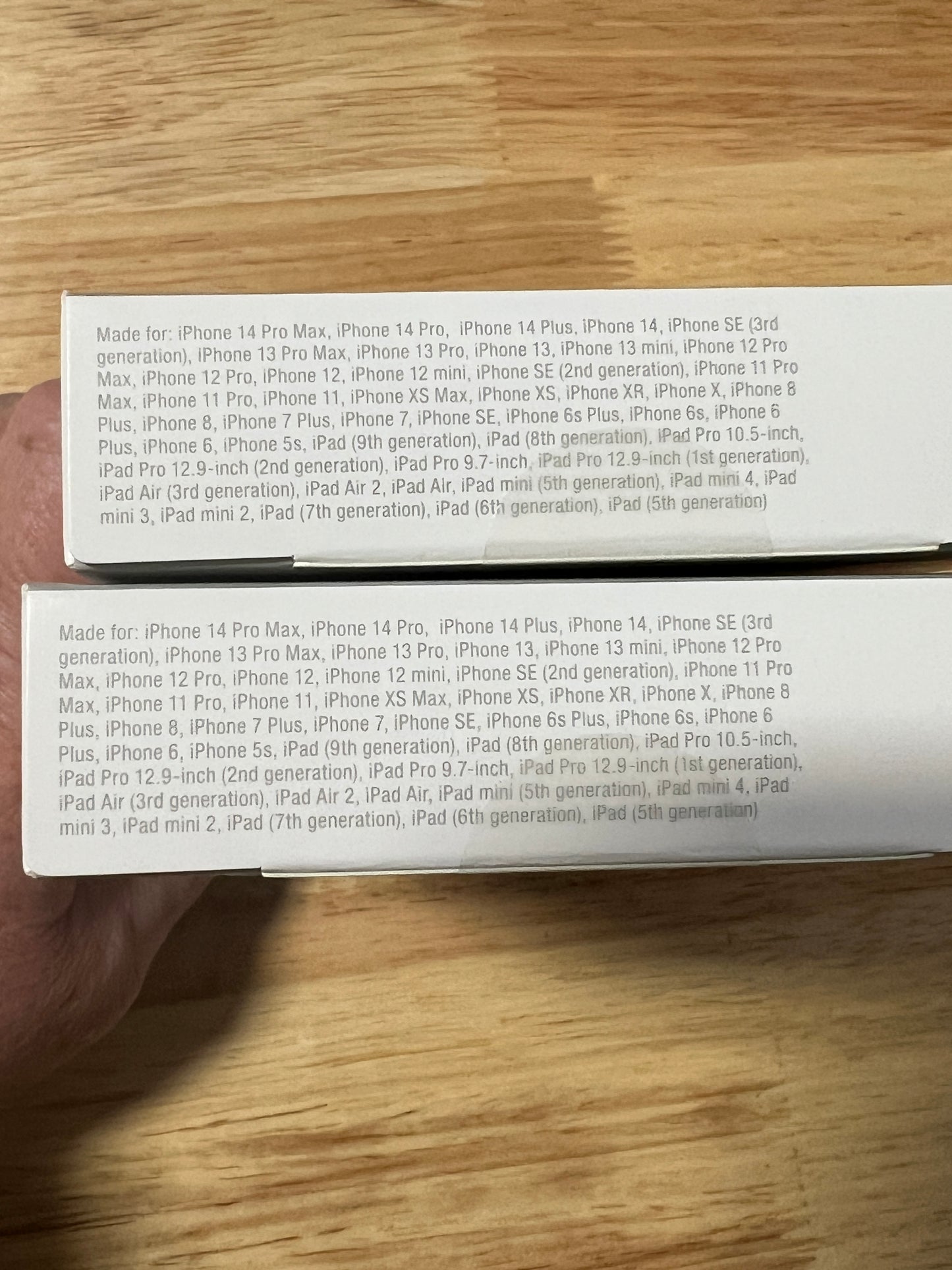 NEW Two Heyday 4' Black Lightning Charging Cables