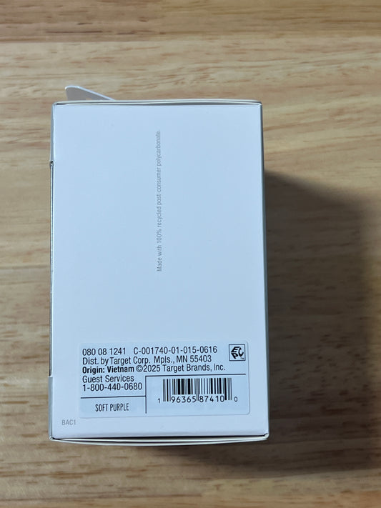 NEW Heyday Purple USB-C Connection Wall Charger