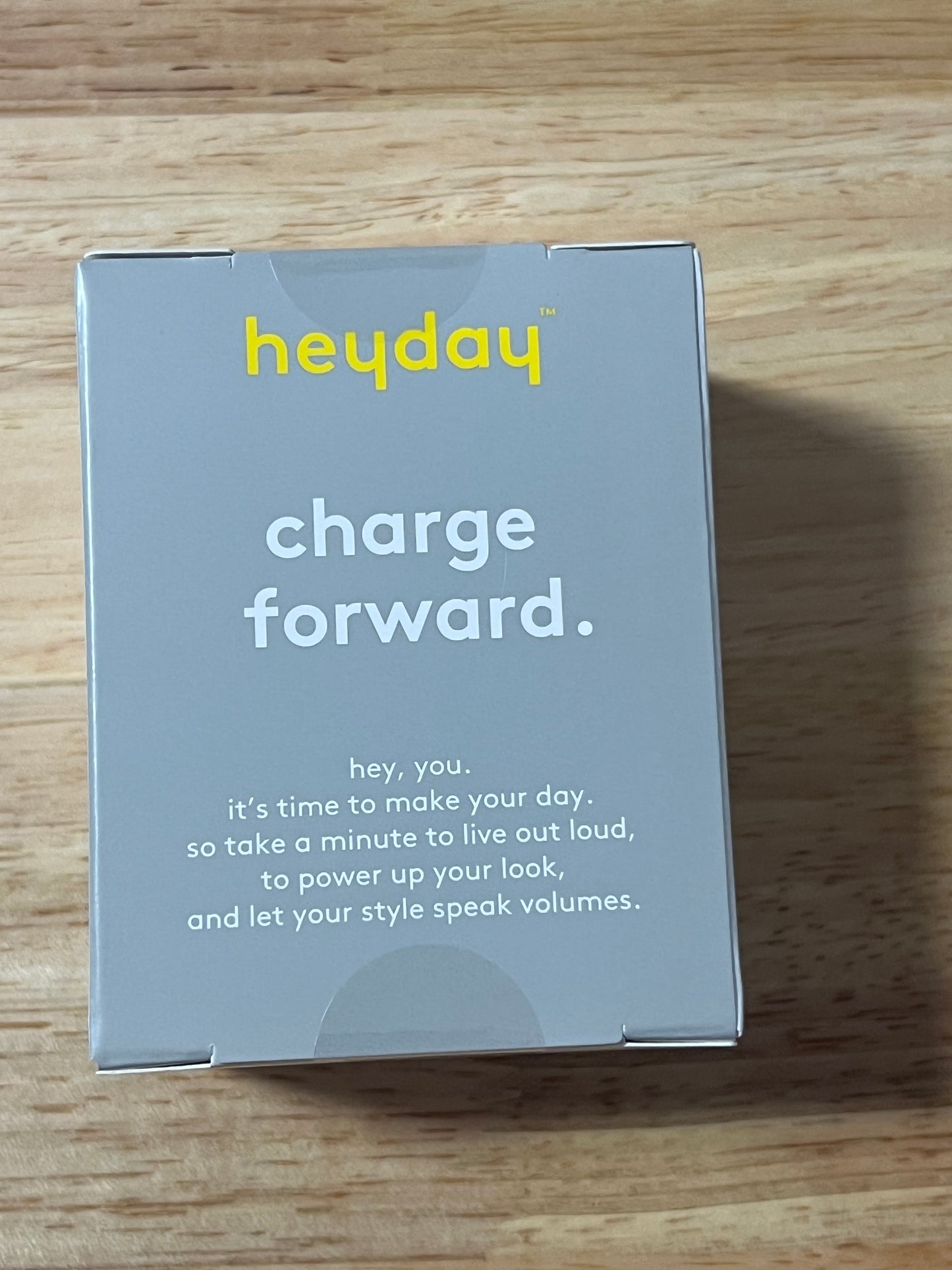 NEW Heyday Purple USB-C Connection Wall Charger