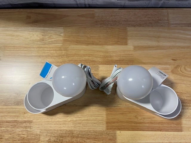 Room Essentials 2-Pack LED Desk Lamps with Built-in Organizer