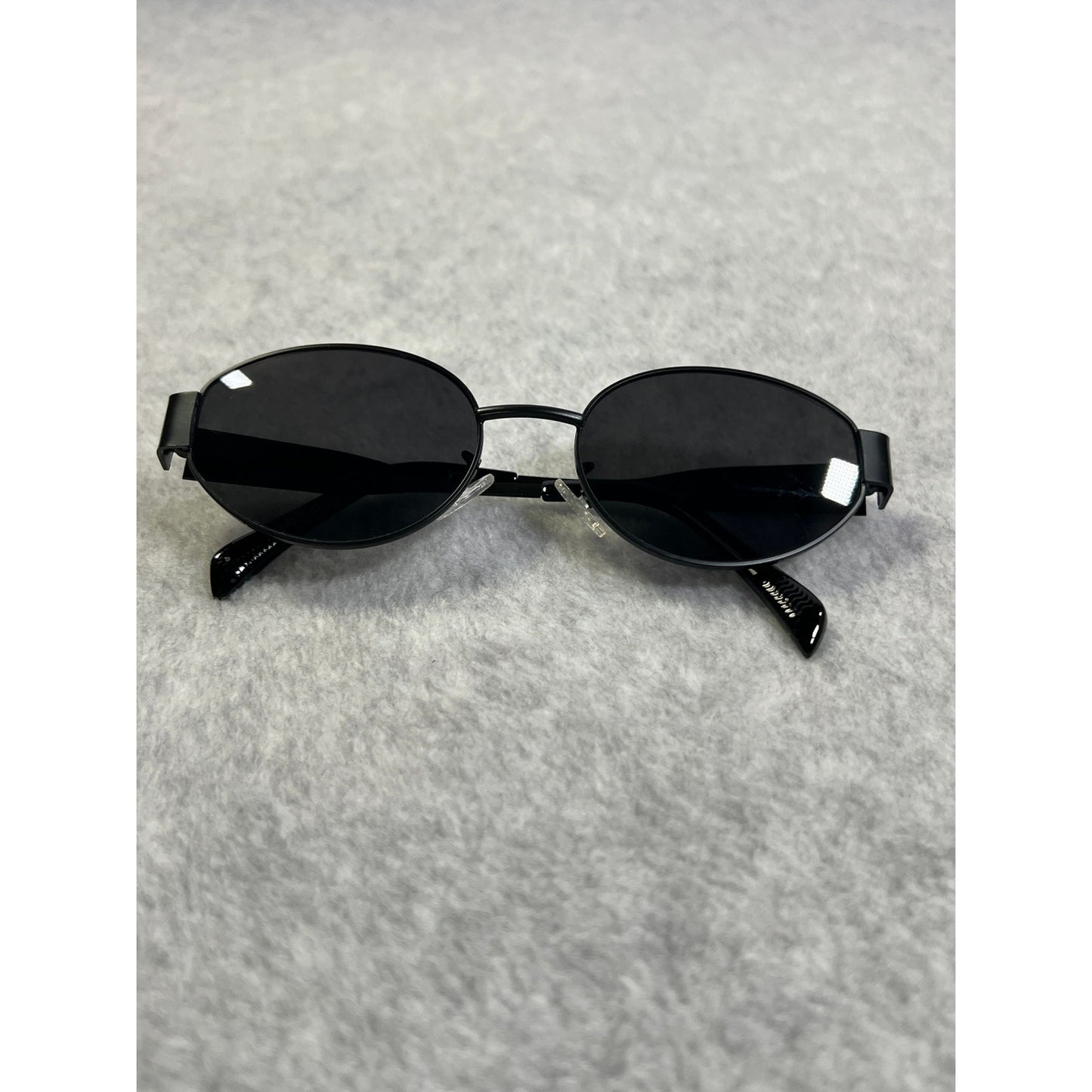New Unbranded Black Metal Frame Sunglasses